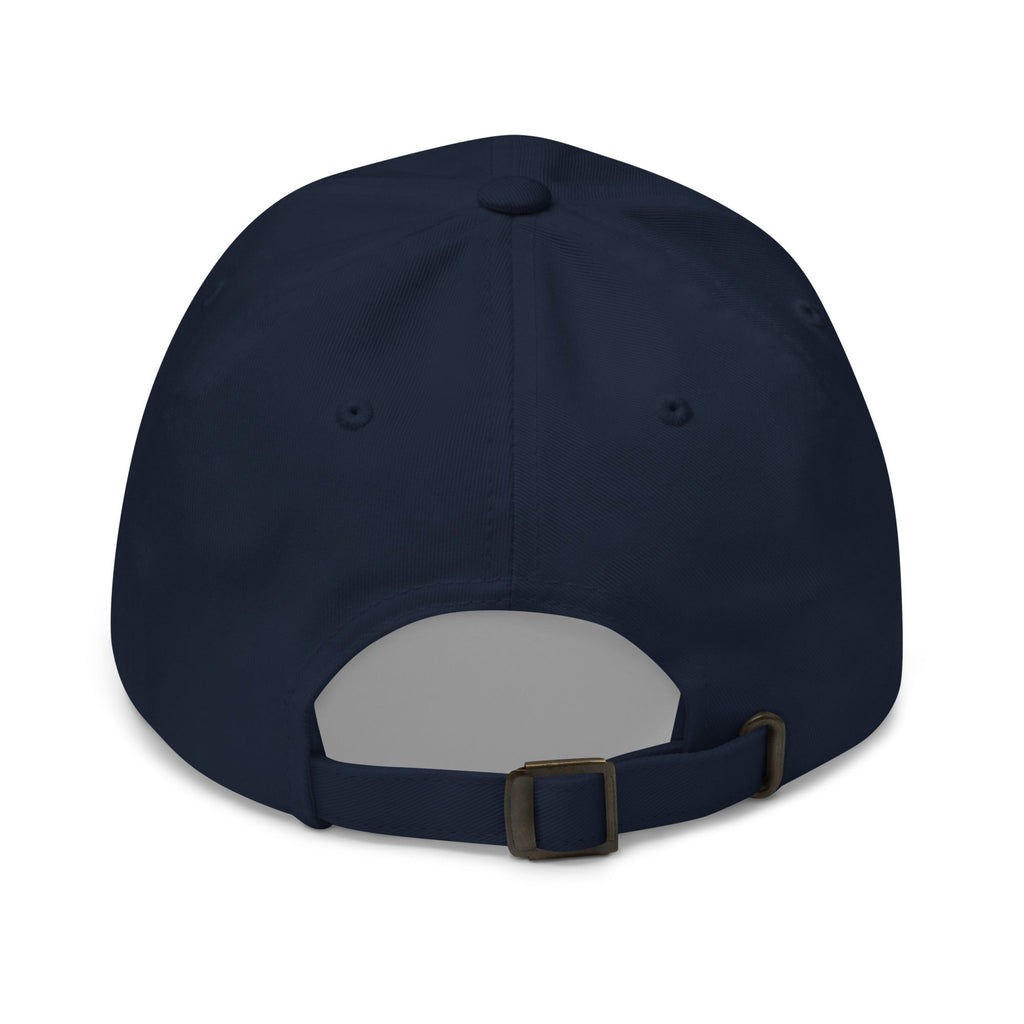 Dr Keeg baseball cap in navy, back view